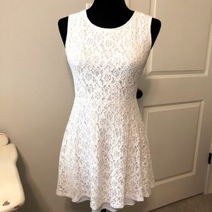 Tea N Rose White Lace Dress
